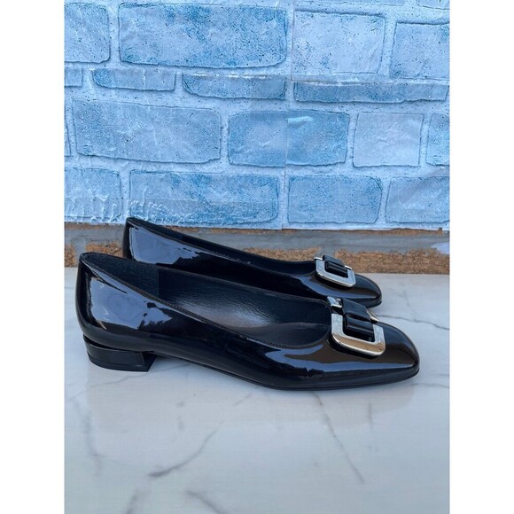 Stuart Weitzman buckled patent leather shoes size 8 - Picture 5 of 12